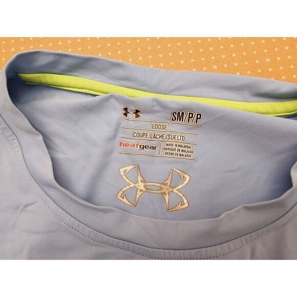 UNDER ARMOUR ISO CHILL HEATGEAR LOOSE FISHING SHIRT MENS Small Blue - Picture 12 of 12